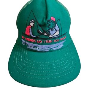 Green Fishing Cap